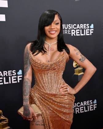 GloRilla arrives for the 67th Annual Grammy Awards at Crypto.com Arena in Los Angeles on February 2, 2025. The awards ceremony will honor the best recordings, compositions, and artists from September 16, 2023, to August 30. 2024, as chosen by the members of the Recording Academy.  LAP20250202432 JIMxRUYMEN