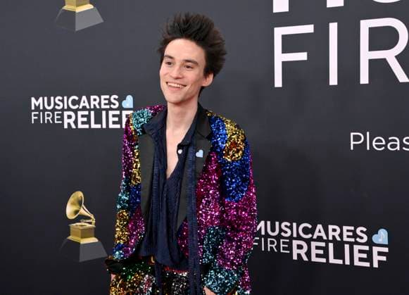 Jacob Collier arrives for the 67th Annual Grammy Awards at Crypto.com Arena in Los Angeles on February 2, 2025. The awards ceremony will honor the best recordings, compositions, and artists from September 16, 2023, to August 30. 2024, as chosen by the members of the Recording Academy.  LAP20250202443 JIMxRUYMEN