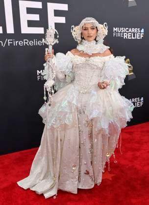 Sierra Ferrell arrives for the 67th Annual Grammy Awards at Crypto.com Arena in Los Angeles on February 2, 2025. The awards ceremony will honor the best recordings, compositions, and artists from September 16, 2023, to August 30. 2024, as chosen by the members of the Recording Academy.  LAP20250202492 JIMxRUYMEN