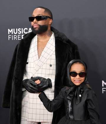 Kenyon Dixon and Isley-Rose Dixon arrive for the 67th Annual Grammy Awards at Crypto.com Arena in Los Angeles on February 2, 2025. The awards ceremony will honor the best recordings, compositions, and artists from September 16, 2023, to August 30. 2024, as chosen by the members of the Recording Academy.  LAP20250202499 JIMxRUYMEN
