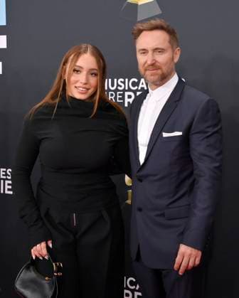 Jessica Ledon and David Guetta arrive for the 67th Annual Grammy Awards at Crypto.com Arena in Los Angeles on February 2, 2025. The awards ceremony will honor the best recordings, compositions, and artists from September 16, 2023, to August 30. 2024, as chosen by the members of the Recording Academy.  LAP20250202485 JIMxRUYMEN