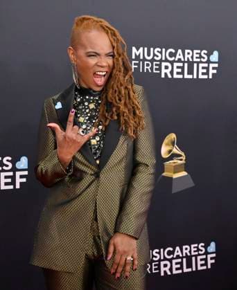 Divinity Roxx arrives for the 67th Annual Grammy Awards at Crypto.com Arena in Los Angeles on February 2, 2025. The awards ceremony will honor the best recordings, compositions, and artists from September 16, 2023, to August 30. 2024, as chosen by the members of the Recording Academy.  LAP20250202486 JIMxRUYMEN