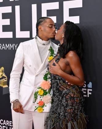 Kordell and Serena arrive for the 67th Annual Grammy Awards at Crypto.com Arena in Los Angeles on February 2, 2025. The awards ceremony will honor the best recordings, compositions, and artists from September 16, 2023, to August 30. 2024, as chosen by the members of the Recording Academy.  LAP20250202489 JIMxRUYMEN