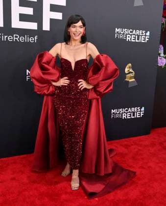 Quigley Goode arrives for the 67th Annual Grammy Awards at Crypto.com Arena in Los Angeles on February 2, 2025. The awards ceremony will honor the best recordings, compositions, and artists from September 16, 2023, to August 30. 2024, as chosen by the members of the Recording Academy.  LAP20250202472 JIMxRUYMEN