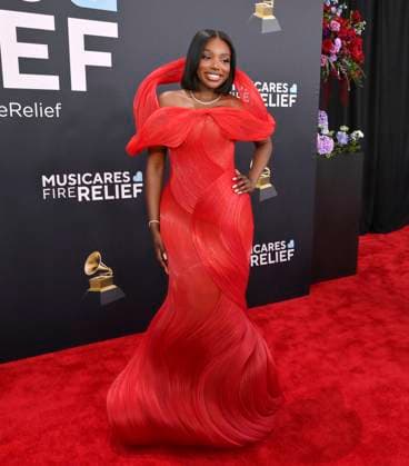JaNa Craig arrives for the 67th Annual Grammy Awards at Crypto.com Arena in Los Angeles on February 2, 2025. The awards ceremony will honor the best recordings, compositions, and artists from September 16, 2023, to August 30. 2024, as chosen by the members of the Recording Academy.  LAP20250202474 JIMxRUYMEN