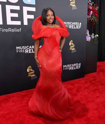 JaNa Craig arrives for the 67th Annual Grammy Awards at Crypto.com Arena in Los Angeles on February 2, 2025. The awards ceremony will honor the best recordings, compositions, and artists from September 16, 2023, to August 30. 2024, as chosen by the members of the Recording Academy.  LAP20250202475 JIMxRUYMEN