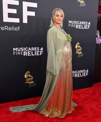 Maggie Rose arrives for the 67th Annual Grammy Awards at Crypto.com Arena in Los Angeles on February 2, 2025. The awards ceremony will honor the best recordings, compositions, and artists from September 16, 2023, to August 30. 2024, as chosen by the members of the Recording Academy.  LAP20250202479 JIMxRUYMEN