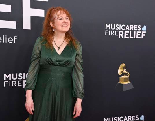 Jeanette Sorrell arrives for the 67th Annual Grammy Awards at Crypto.com Arena in Los Angeles on February 2, 2025. The awards ceremony will honor the best recordings, compositions, and artists from September 16, 2023, to August 30. 2024, as chosen by the members of the Recording Academy.  LAP20250202456 JIMxRUYMEN