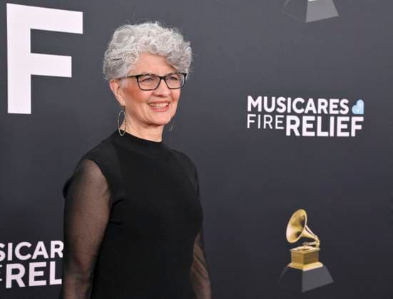 Erica Brenner arrives for the 67th Annual Grammy Awards at Crypto.com Arena in Los Angeles on February 2, 2025. The awards ceremony will honor the best recordings, compositions, and artists from September 16, 2023, to August 30. 2024, as chosen by the members of the Recording Academy.  LAP20250202458 JIMxRUYMEN