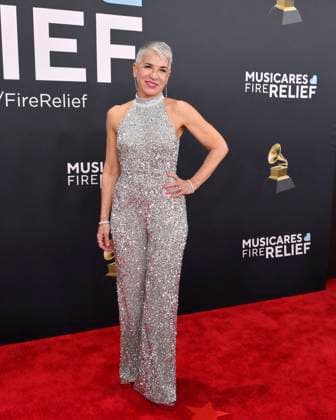 Elaine Martone arrives for the 67th Annual Grammy Awards at Crypto.com Arena in Los Angeles on February 2, 2025. The awards ceremony will honor the best recordings, compositions, and artists from September 16, 2023, to August 30. 2024, as chosen by the members of the Recording Academy.  LAP20250202459 JIMxRUYMEN