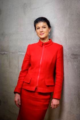 Sahra Wagenknecht, MdB, aufgenommen im Rahmen eines Interviews in ihrem Abgeordnetenbuero. Berlin Deutschland Copyright: xThomasxKoehlerx