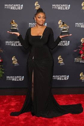 Personalities in Messika jewelry at the 67th Grammy Awards 2025 ceremony in Los Angeles Samara Joy, best jazz vocal album with her Christmas record, A Joyful Holiday Personalities in Messika jewelry at the 67th Grammy Awards 2025 ceremony in Los Angeles on 2 February 2025 Messika via Bestimage Personalities in Messika jewelry at the 67th Grammy Awards 2025 ceremony in Los Angeles on 2 February 2025 Los Angeles United States  Copyright: xMessikaxviaxBestimagexMessikaxviaxBestimagex