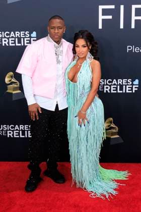 February 2, 2025, Los Angeles, California, USA: (L-R) RoccStar and Angel Brinks at the 67th Grammy Awards held on Sunday February 2, 2025 at Crypto.com Arena in Los Angeles California. JAVIER ROJAS PI Los Angeles USA - ZUMAp124 20250202_zaa_p124_398 Copyright: xJavierxRojasx