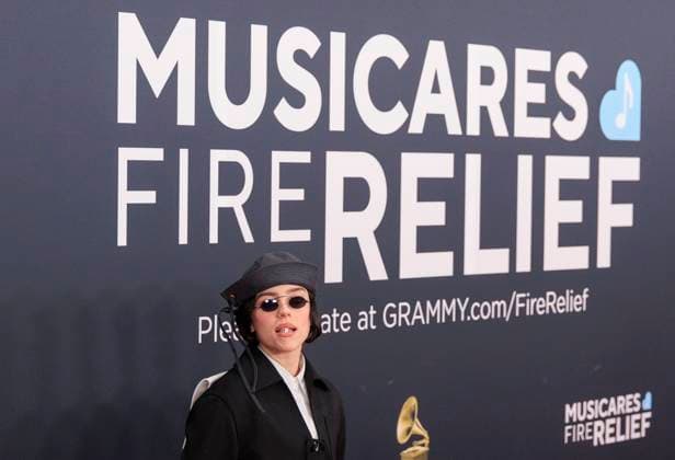 February 2, 2025, Los Angeles, California, USA: Billie Eilish at the 67th Grammy Awards held at Crypto.com Arena in Los Angeles California on Sunday February 2, 2025. JAVIER ROJAS PI Los Angeles USA - ZUMAp124 20250202_zaa_p124_438 Copyright: xJavierxRojasx