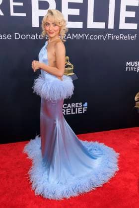 February 2, 2025, Los Angeles, California, USA: Sabrina Carpenter at the 67th Grammy Awards held at Crypto.com Arena in Los Angeles California on Sunday February 2, 2025. JAVIER ROJAS PI Los Angeles USA - ZUMAp124 20250202_zaa_p124_439 Copyright: xJavierxRojasx