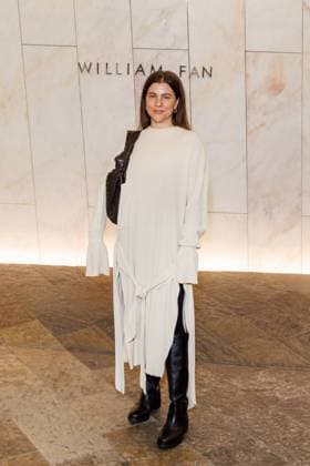 Berlin Fashion Week 10 Year Anniversary William Fan Jessie Weiß at the 10 Year Anniversary William Fan Fashion Show as part of the Berlin Fashion Week Fall Winter 2025 at the Philharmonie on 03 02 2025 in Berlin Copyright: xEventpressxKochanx