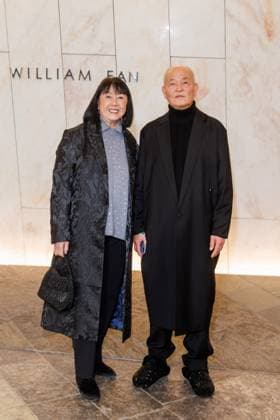 Berlin Fashion Week 10 Year Anniversary William Fan Wai Ying Fan and Chau Meng Fan at the 10 Year Anniversary William Fan Fashion Show as part of the Berlin Fashion Week Fall Winter 2025 at the Philharmonie on 03 02 2025 in Berlin Copyright: xEventpressxKochanx