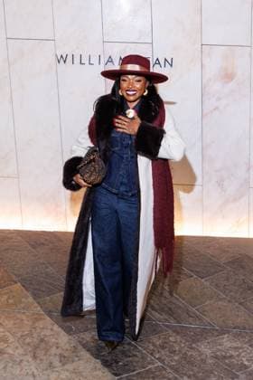 Berlin Fashion Week 10 Year Anniversary William Fan Nneka Michel Lady Nneka at the 10 Year Anniversary William Fan Fashion Show as part of the Berlin Fashion Week Fall Winter 2025 at the Philharmonie on 03 02 2025 in Berlin Copyright: xEventpressxKochanx