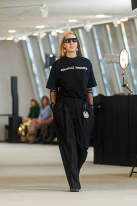 Berlin Fashion Week 10 Year Anniversary William Fan Model at the 10 Year Anniversary William Fan Fashion Show as part of the Berlin Fashion Week Fall Winter 2025 at the Philharmonie on 03 02 2025 in Berlin Copyright: xEventpressxKochanx