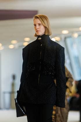 Berlin Fashion Week 10 Year Anniversary William Fan Klara Lange at the 10 Year Anniversary William Fan Fashion Show as part of the Berlin Fashion Week Fall Winter 2025 at the Philharmonie on 03 02 2025 in Berlin Copyright: xEventpressxKochanx