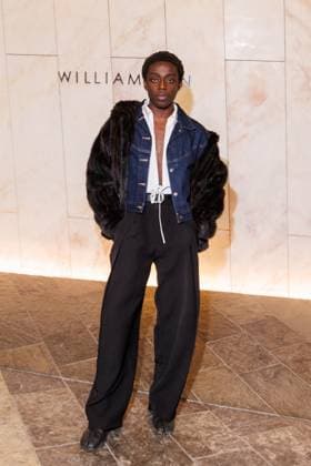 Berlin Fashion Week 10 Year Anniversary William Fan Benny Opoku Arthur at the 10 Year Anniversary William Fan Fashion Show as part of the Berlin Fashion Week Fall Winter 2025 at the Philharmonie on 03 02 2025 in Berlin Copyright: xEventpressxKochanx