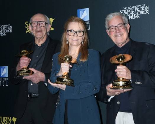2025 Saturn Awards Press Room 2025 Saturn Awards Press Room at Universal Hilton Hotel on February 2, 2025 in Los Angeles, CA Featuring: Christopher Lloyd, Lea Thompson, Bob Gale Where: Los Angeles, California, United States When: 02 Feb 2025 Credit: Nicky Nelson WENN Los Angeles California United States Copyright: xNickyxNelson WENNx wenn40222558 KH1x wenn40222558