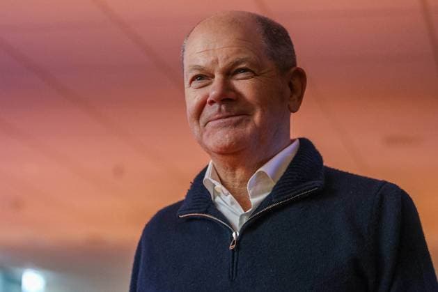 Wahlkampftour der SPD am 04.02.2025 in der Arena aufSchalke Olaf Scholz ( Bundeskanzler Bundeskanzlerkandidat Sozialdemokratische Partei Deutschland ) xJRx