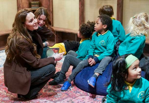 The Princess of Wales visits the National Portrait Gallery The Princess of Wales launches an interactive trail to support social and emotional development in under fives, at the National Portrait Gallery, London, UK, on the 4th February 2025. Picture by Arthur Edwards WPA-Pool London National Portrait Gallery London United Kingdom  WHA-0782