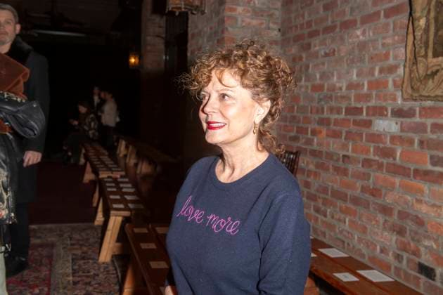 February 4, 2025, New York, United States: Susan Sarandon attends the Lingua Franca fashion show during February 2025 New York Fashion Week. New York United States - ZUMAs197 20250204_aaa_s197_408 Copyright: xRonxAdarx