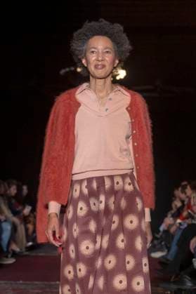 February 4, 2025, New York, United States: A model walks the runway for the Lingua Franca fashion show during February 2025 New York Fashion Week. New York United States - ZUMAs197 20250204_aaa_s197_495 Copyright: xRonxAdarx