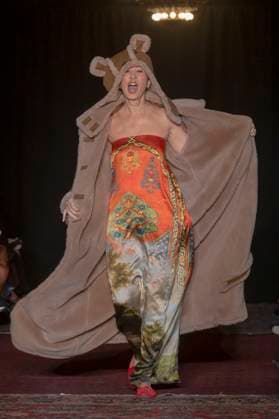 February 4, 2025, New York, United States: Pat Cleveland walks the runway for the Lingua Franca fashion show during February 2025 New York Fashion Week. New York United States - ZUMAs197 20250204_aaa_s197_498 Copyright: xRonxAdarx