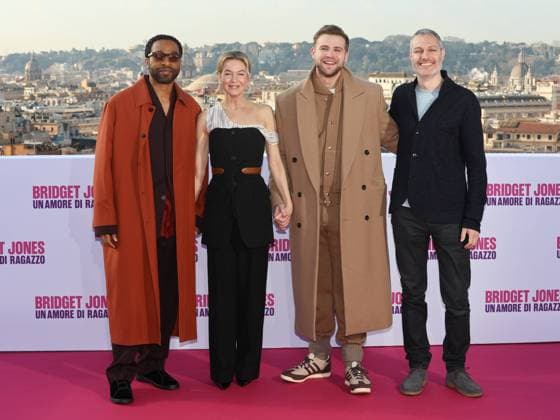 Bilder des Jahres 2025, Entertainment 02 Februar Entertainment Themen der Woche KW06 Entertainment Bilder des Tages Rome, Hotel De la Ville, photocall film Bridget Jones: A Boy s Love . Pictured: Chiwetel Ejiofor, Renee Zellweger, Leo Woodall, Michael Morris  Copyright: xMarcoxProvvisionatox xipa-agency.netx xMarcoxProvvisionatox IPA_Agency_IPA53642386