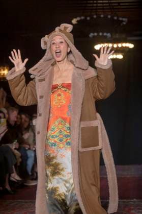 Lingua franca - Runway - New York Fashion Week Pat Cleveland walks the runway for the Lingua Franca fashion show during February 2025 New York Fashion Week in New York City, USA, on February 4, 2025. New York New York United states  Copyright: xThenews2x originalFilename: thenews2-linguafr250204_np5Fu.jpg