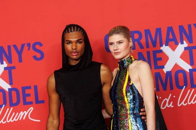 Bilder des Jahres 2025, Entertainment 02 Februar Entertainment Themen der Woche KW06 Entertainment Bilder des Tages Preview - 20. Staffel GNTM Jermaine Kakou Kothe und Lea Oude bei der Preview zur 20. Staffel der Pro7 Model Casting Show GermanyÂ s Next Topmodel by Heidi Klum (GNTM) im Zoo Palast am 05.02.2025 in Berlin. *** Preview 20 season GNTM Jermaine Kakou Kothe and Lea Oude at the preview of the 20 season of the Pro7 model casting show Germanys Next Topmodel by Heidi Klum GNTM at Zoo Palast on 05 02 2025 in Berlin Copyright: xEventpressxKochanx