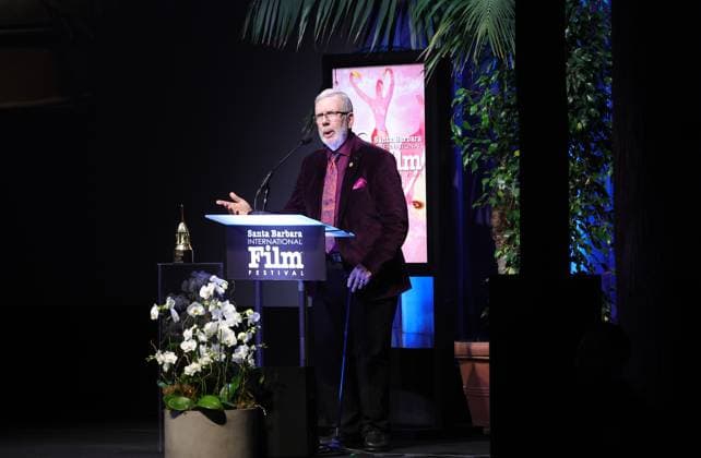 The 2025 Matlin Modern Master Award honoring Angelina Jolie during the 40th Annual Santa Barbara International Film Festival Featuring: Leonard Maltin Where: Los Angeles, California, United States When: 05 Feb 2025 Credit: Faye s Vision Cover Images EDITORIAL USE ONLY. NOT FOR USE BY NEWSPAPERS BASED IN THE UK. Copyright: xx coverimg54490032
