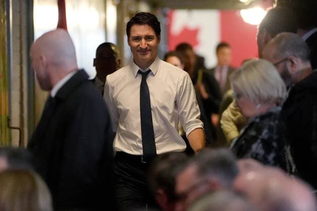 February 7, 2025, Toronto, On, Canada: Prime Minister Justin Trudeau arrives for a Canada-U.S. economic summit in Toronto, Friday, Feb.7, 2025. Toronto Canada  - ZUMAc35_ 20250207_zaf_c35_007 Copyright: xFrankxGunnx