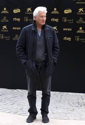 American actor Richard Gere visits the Alhambra monumental complex on the occasion of the 2025 Goya Awards, Granada, February 7, 2025 Cordon Press 