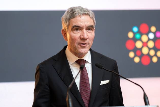 The President of the Constitutional Court of Germany, Stephan Harbarth, speaks during the award ceremony of the Universal Spanish 2024 of the Independent Foundation, at the Hotel Wellington, on February 7, 2025, in Madrid Spain The award went to Javier Cremades, leader of the Cremades Calvo Sotelo law firm and president of the World Jurist Association. He is the first lawyer to receive this prestigious award, which has also been given to other figures such as Cela, Galán and Nadal, among others, but also to celebrate the importance of law as a fundamental pillar of democratic societies 07 FEBRUARY 2025 UNIVERSAL SPANISH INDEPENDENT FOUNDATION WORLD JURIST CREMADES LAWYER WORLD ASSOCIATION OF JURISTS Diego Radamé Madrid Madrid Spain Copyright: xDiegoxRadamà sx 6505200