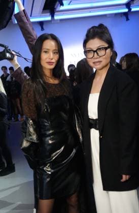 February 7, 2025, New York, New York, USA: JAMIE CHUNG and TAORAY WANG attends the Juzui FW25 Runway Show during New York Fashion Week,.The Glasshouse, NYC.February 7, 2025 . New York USA - ZUMAms4_ 20250207_faf_ms4_024 Copyright: xSoniaxMoskowitzxGordonx