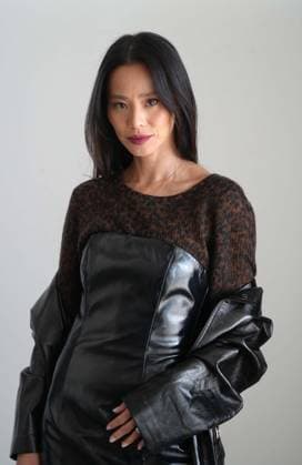 February 7, 2025, New York, New York, USA: JAMIE CHUNG attends the Juzui FW25 Runway Show during New York Fashion Week,.The Glasshouse, NYC.February 7, 2025 . New York USA - ZUMAms4_ 20250207_faf_ms4_025 Copyright: xSoniaxMoskowitzxGordonx