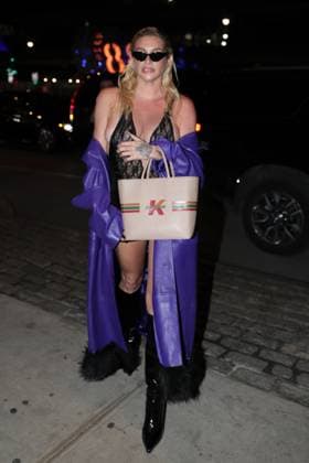 February 7, 2025, Ny, USA: NEW YORK, NEW YORK - FEBRUARY 07: Singer Kesha attends the Christian Cowan fashion show during New York Fashion Week on February 07, 2025, in New York City. The event showcased Christian Cowan s 2025 collection, featuring bold designs and a star-studded audience. USA - ZUMAra1_ 20250207_aap_ra1_069 Copyright: xGiadaxPapinixRampelotto Europanex