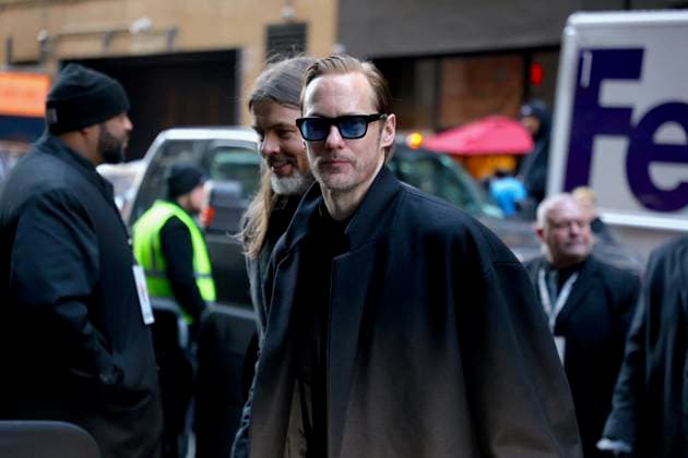 NYFW - Calvin Klein Arrivals Alexander Skarsgard attends the Calvin Klein show during the New York fashion week in Midtown, New York on February 7, 2025. Photo by Dylan Travis ABACAPRESS.COM New York City NY United Arab Emirates  Copyright: xDylanxTravis ABACAx