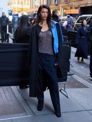 NYFW - Calvin Klein Arrivals Georgia Fowler attends the Calvin Klein show during the New York fashion week in Midtown, New York on February 7, 2025. Photo by Dylan Travis ABACAPRESS.COM New York City NY United Arab Emirates  Copyright: xDylanxTravis ABACAx
