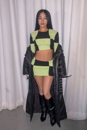 February 7, 2025, New York, United States: NEW YORK, NEW YORK - FEBRUARY 07: Yailin La Mas Viral attends the Christian Cowan show during February 2025 New York Fashion Week at The Glasshouse on February 07, 2025 in New York City. New York United States - ZUMAs197 20250207_aaa_s197_133 Copyright: xRonxAdarx