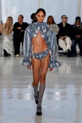 AKNVAS Ready to wear fall winter 2025 26 NEW YORK February 2025 AKNVAS Ready to wear fall winter 2025 26 NEW YORK February 2025, Credit:Zeppelin Avalon  Copyright: xZeppelinx xAvalonx 0961207444