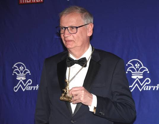 Guenther Jauch Presenter Karl Valentin Order Award Winner Munich 08 02 2025 Deutsches Theater Grosser Narrhalla Ball SoirÃ e with presentation of the Karl Valentin Order to Guenther Jauch, Presenter, Journalist Producer Munich