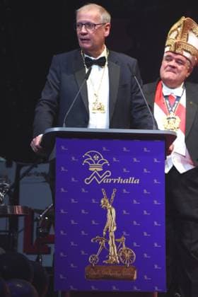 Guenther Jauch Presenter Karl Valentin Medal Award Winner Guenther Grauer Narrhalla President Munich 08 02 2025 German Theater Grand Narrhalla Ball Soirée with presentation of the Karl Valentin Medal to Guenther Jauch, Presenter, Journalist Producer Munich