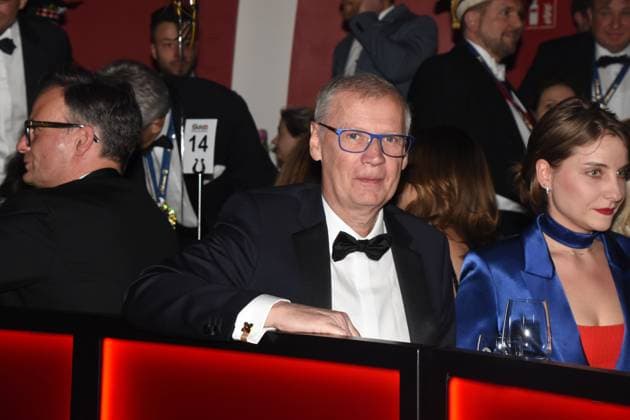Guenther Jauch Presenter Karl Valentin Medal Award Winner Mona Meiller Munich 08 02 2025 Deutsches Theater Grosser Narrhalla Ball SoirÃ e with presentation of the Karl Valentin Medal to Guenther Jauch, Presenter, Journalist Producer Munich