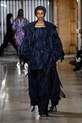 Prabal Gurung Ready to wear fall winter 2025 26 NEW YORK February 2025 Prabal Gurung Ready to wear fall winter 2025 26 NEW YORK February 2025, Credit:Zeppelin Avalon  Copyright: xZeppelinx xAvalonx 0961606152