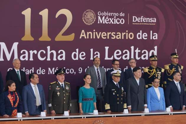 Claudia Sheinbaum, President Of Mexico, Leads 112th Anniversary Of The March Of Loyalty Claudia Sheinbaum, president of Mexico, participates in the ceremony of the 112th Anniversary of the March of Loyalty at the Alcazar of Chapultepec Castle in Mexico City, Mexico, on February 9, 2025. This event commemorates the escort that the Corps of Cadets of the Heroic Military College provided to President Francisco I. Madero on February 9, 1913, during the beginning of the coup d etat known as the Tragic Ten Days. Mexico City Mexico City Mexico  Copyright: xGerardoxVieyrax originalFilename: vieyra-notitle250209_npMTY.jpg